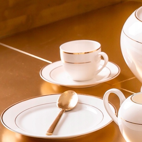 AM-AURA GOLD TALERZ DESEROWY 19CM