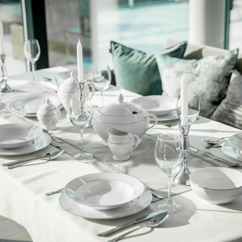 AM-AURA SILVER TALERZ DO ZUPY 23CM