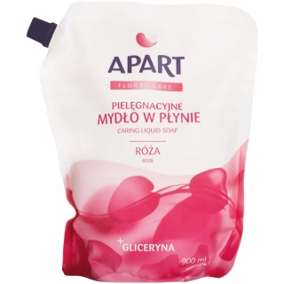 APART 900ml kremowe mydło w płynie - refill - BIAŁA RÓŻA I ORCHIDEA op 12