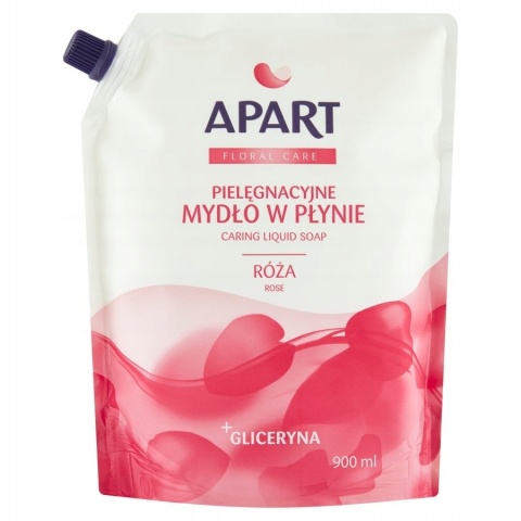APART 900ml kremowe mydło w płynie - refill - BIAŁA RÓŻA I ORCHIDEA op 12