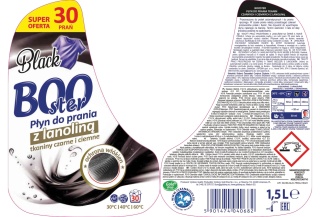BOOSTER płyn do prania 1,5l BLACK op 4