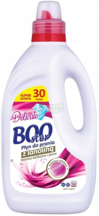 BOOSTER płyn do prania 1,5l DELICATE op 4