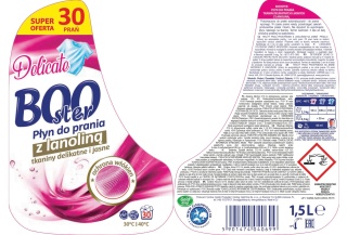 BOOSTER płyn do prania 1,5l DELICATE op 4