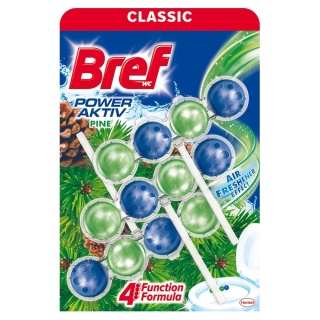 BREF 3x50g POWER ACTIV kostka do wc - PINE op 9