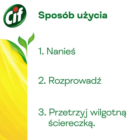 CIF MLECZKO 1001 G CITRUS Z WYBIELACZEM