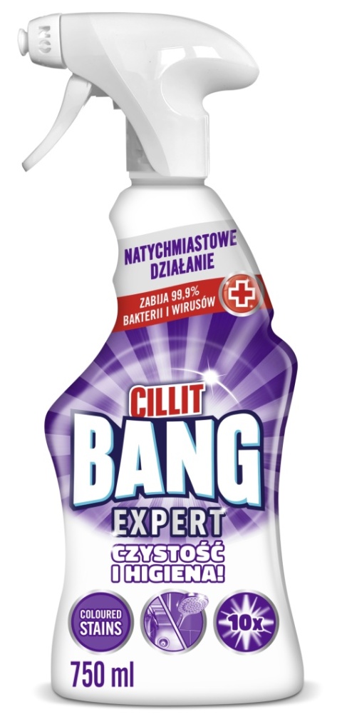 CILLIT BANG SPRAY 750ML WYBIELANIE I HIGIENA.