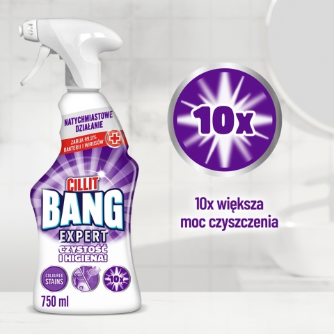 CILLIT BANG SPRAY 750ML WYBIELANIE I HIGIENA.