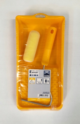 CIRET Rolka - wałek flokowany 11cm,obustr.zaokr. z kuwetą 15x32cm