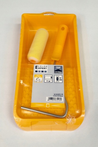 CIRET Rolka - wałek flokowany 11cm,obustr.zaokr. z kuwetą 15x32cm