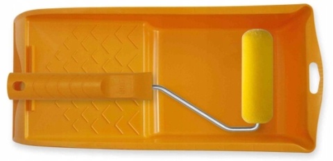 CIRET Rolka - wałek flokowany 11cm,obustr.zaokr. z kuwetą 15x32cm