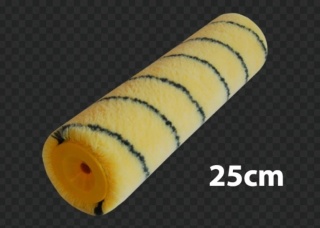 CIRET Wałek 25cm,rdz.47mm, poliakryl13mm, czarny pasek