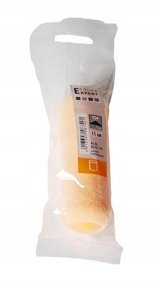 CIRET Wałek flokowany 11cm,rdz35 pomarańcz.obustr.zaokrągl.