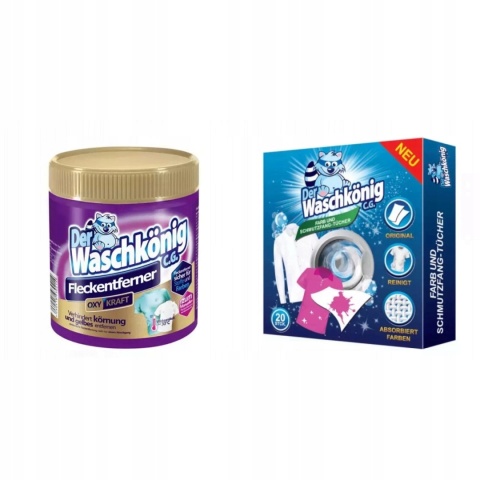 Chusteczki pochłaniające kolory Der Waschkönig - 20 sztuk 24/216/2376