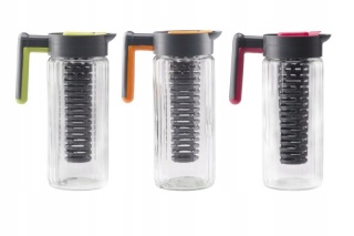 Dzbanek szklany na napoje z wkładem 1,43l art. 71467