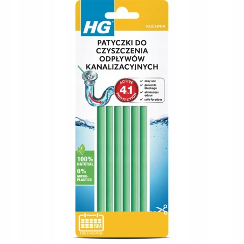 HG Patyczki do udrazniania rur