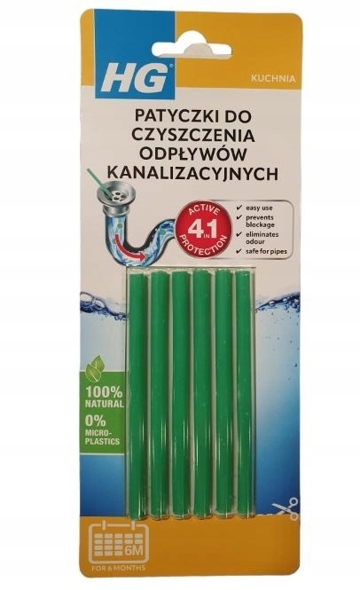 HG Patyczki do udrazniania rur