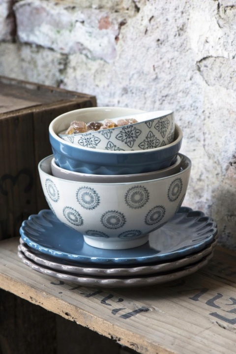 IB Laursen talerz deserowy Mynte Cornflower śr.19,5 cm