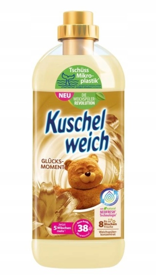Kuschelweich PŁYN DO PŁUKANIA 1L złoty, Glucksmomen