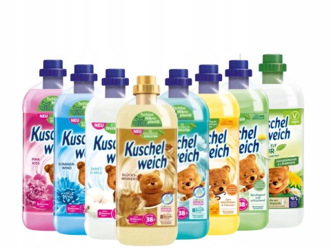 Kuschelweich PŁYN DO PŁUKANIA 1L złoty, Glucksmomen