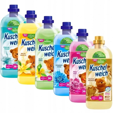 Kuschelweich PŁYN DO PŁUKANIA 1L złoty, Glucksmomen