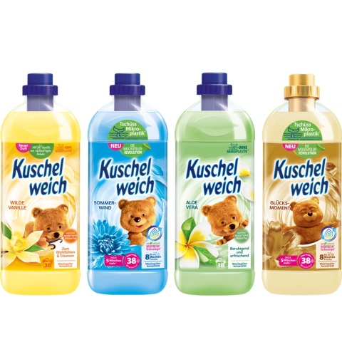 Kuschelweich PŁYN DO PŁUKANIA 1L złoty, Glucksmomen