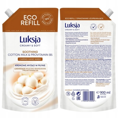 Luk N Mydło w płynie 900ml Cotton Zap