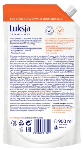 MYDŁO LUKSJA BRZOSKWINIA I BIAŁA HERBATA