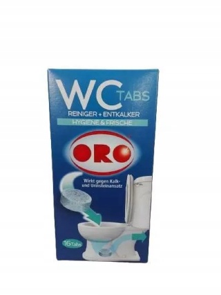 ORO WC Tabs pastylki do czyszczenia WC,16x25g