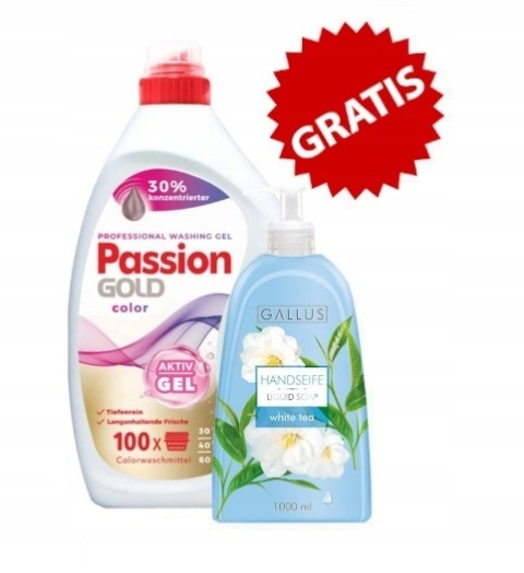 PASSION GOLD Professional żel do prania 4l COLOR op 4