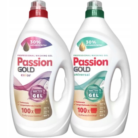 PASSION GOLD Professional żel do prania 4l COLOR op 4
