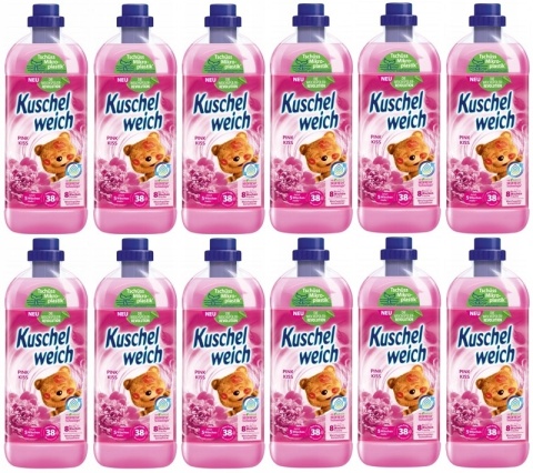 Płyn do płukania Kuschelweich Pink Kiss różowy 1l 12/144/720
