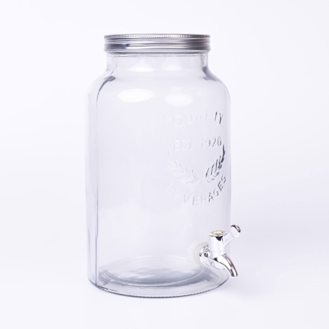 Słój z kranikiem 5,5l do napojów dystrybutor, Exce