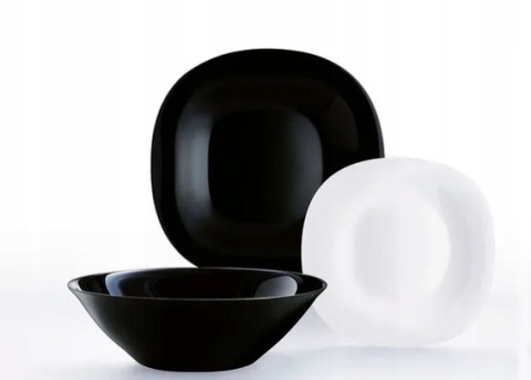 TALERZ DESEROWY QUADRO BLACK 21,5cm 28406