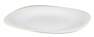 TALERZ DESEROWY QUADRO GOLD 21,5cm 10850