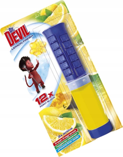 WC DR. DEVIL 75 ML LEMON FRESH KRĄŻKI ŻELOWE