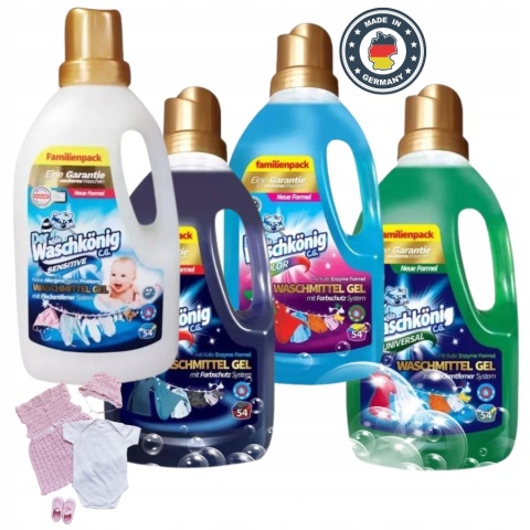 Żel do prania 1,625 L COLOR 6szt/warstwa 72 szt/432 szt paleta