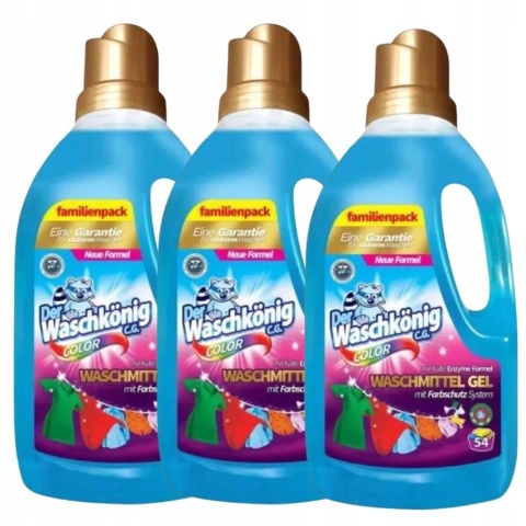 Żel do prania 1,625 L COLOR 6szt/warstwa 72 szt/432 szt paleta