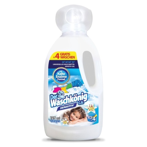 Żel do prania 1,625 L SENSITIVE 6szt/warstwa 72 szt/432 szt paleta