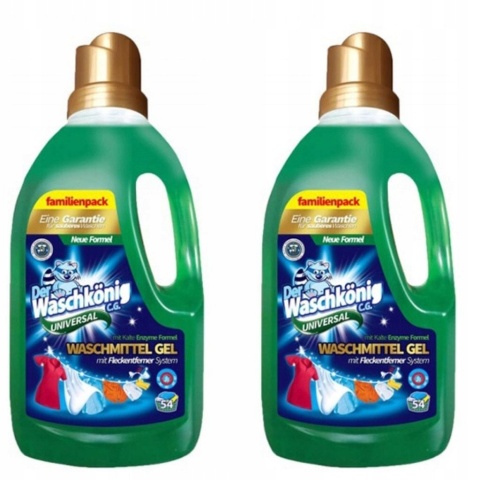 Żel do prania 1,625 L UNIWERSAL 6szt/warstwa 72 szt/432 szt paleta