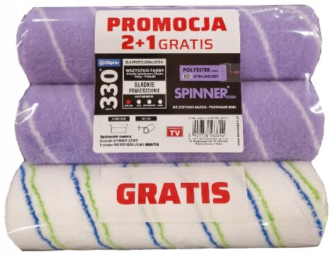 330 Wałek SPINNER 2xS25W9 1 x Microfibra MF25W9 GRATIS (8)//42