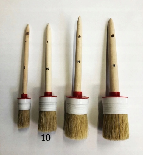 CIRET Pędzel okrągły 10, jasnaszczec.chiń.obręcz z tw.szt.