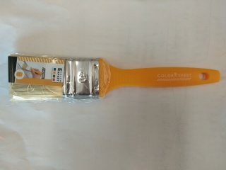 CIRET Pędzel płaski 40mm, szcz.synt 1K GSC żółty, gr 6