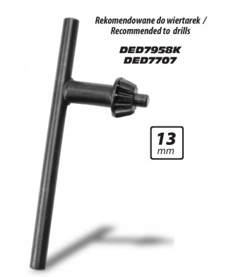 Klucz do uchwytu wiertarskiego 13 mm