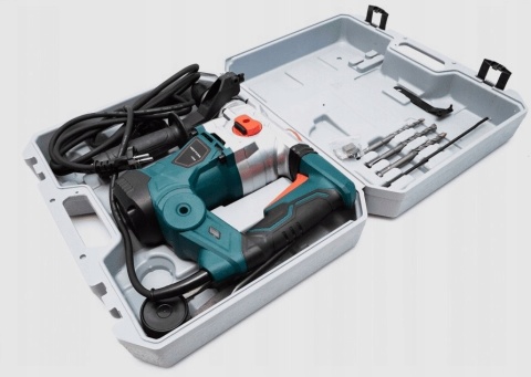 MŁOTO-WIERTARKA 1250W SDS+ 4 FUNKCJE KUFER AKCESORIA