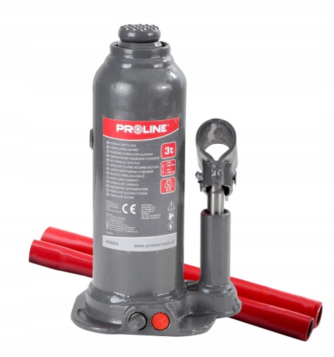 PODNOŚNIK HYDRAUL. SŁUPKOWY 3T, 194-372MM (3,3KG) CE PROLINE