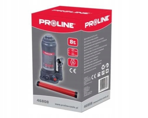 PODNOŚNIK HYDRAUL. SŁUPKOWY 3T, 194-372MM (3,3KG) CE PROLINE