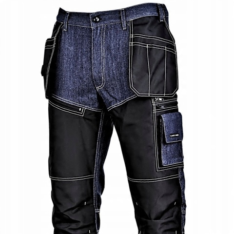 SPODNIE JEANSOWE NIEBIESKIE ZE WZMOCNIENIAMI, "S", CE, LAHTI