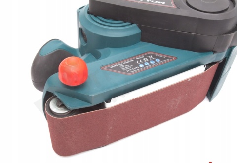 SZLIFIERKA TAŚMOWA 810W, 533X76MM,200-380M/MIN, KUFER