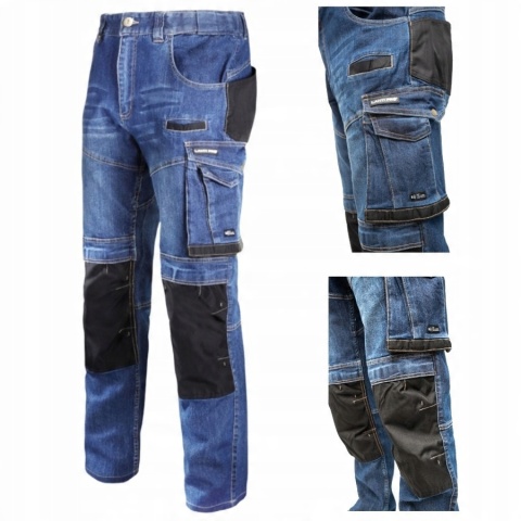 Spodnie robocze czarne Jeansowe Czarne Stretch "M" - Lahti