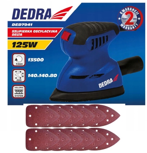 Szlifierka oscylacyjna Delta, 125W